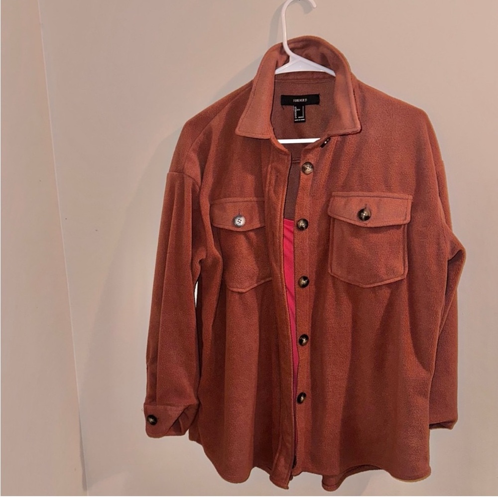 Forever 21 Orange Shacket